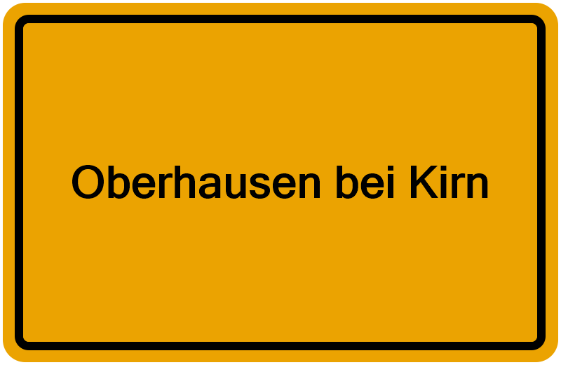 Handelsregisterauszug Oberhausen bei Kirn